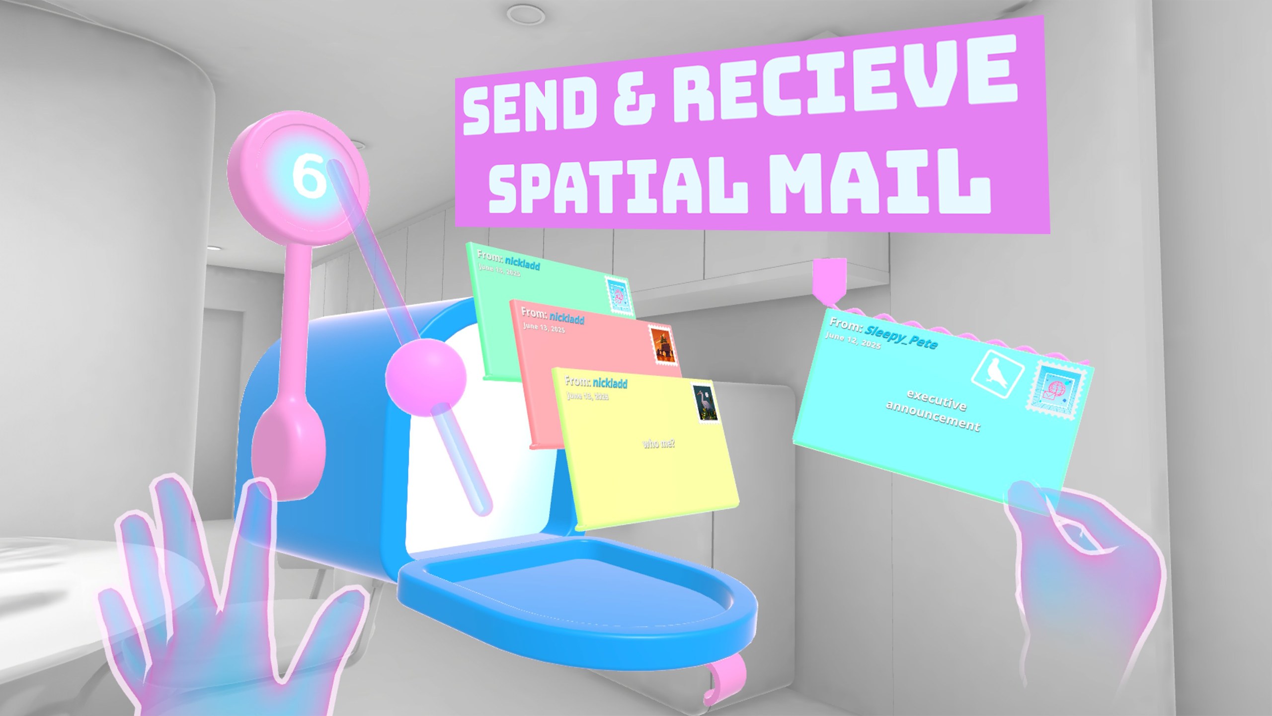 Add 3D emojis to your letters in Dear Metaverse